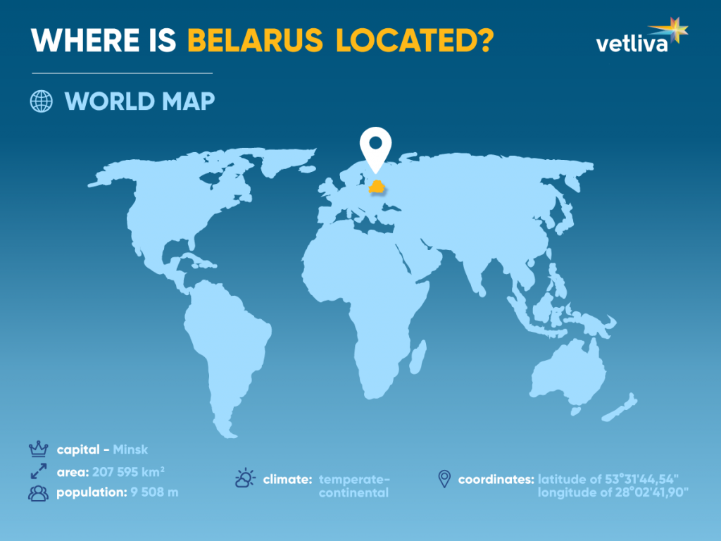 Where Is Belarus Located On The World Map And Map Of Europe